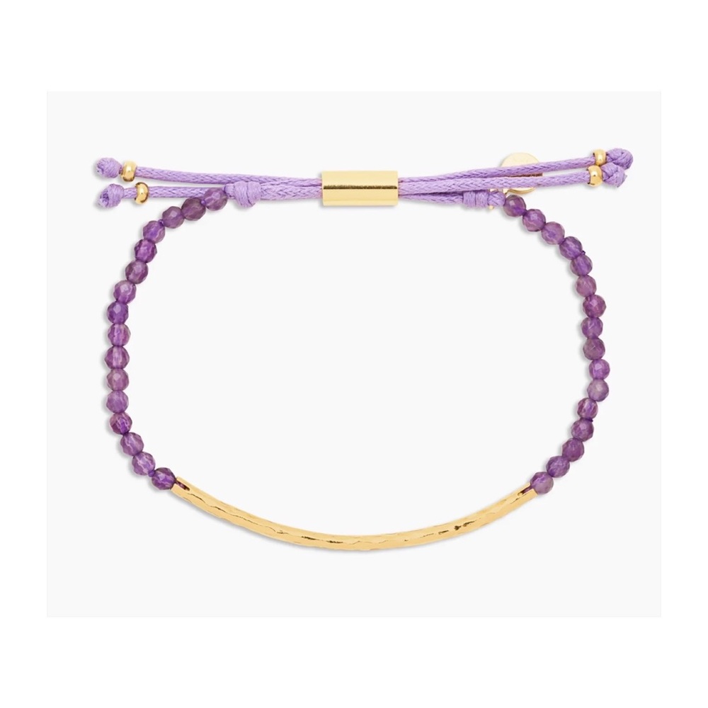 Gorjana Power Gemstone Bracelet - Amethyst 💜